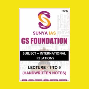 SUNYA IAS 2024 INTERNATIONAL RELATIONCLASS NOTES2024 FINAL {ENGLISH} {BLACK AND WHITE}