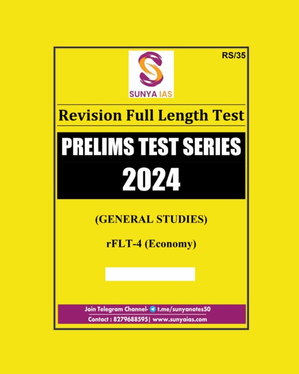 SUNYAIAS 2024 TEST FLT-4 ECONOMY 2024 FINAL {ENGLISH} {BLACK AND WHITE}