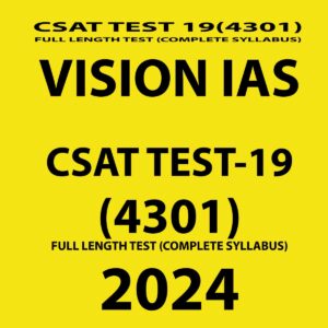 VISIONIAS 2024 TEST 19 (4301) FINAL FULL TEST {BLACK AND WHITE}