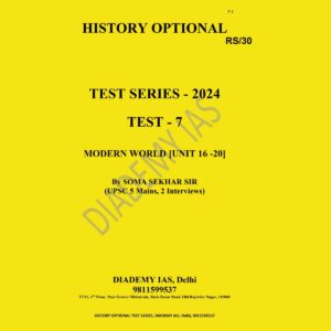 DIADEMY IAS 2024 QCA BOOKLET TEST-7 2024 FINAL {ENGLISH} {BLACK AND WHITE}