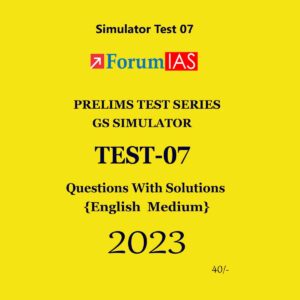 FORUMIAS 2024 SIMULATOR TEST-7 2024 FINAL (ENGLISH) {BLACK AND WHITE}