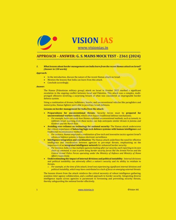 VISIONIAS 2024 MODEL ANSWERS TEST-21 (2361) 2024 MODEL ANSWERS FINAL {ENGLISH} {BLACK AND WHITE}