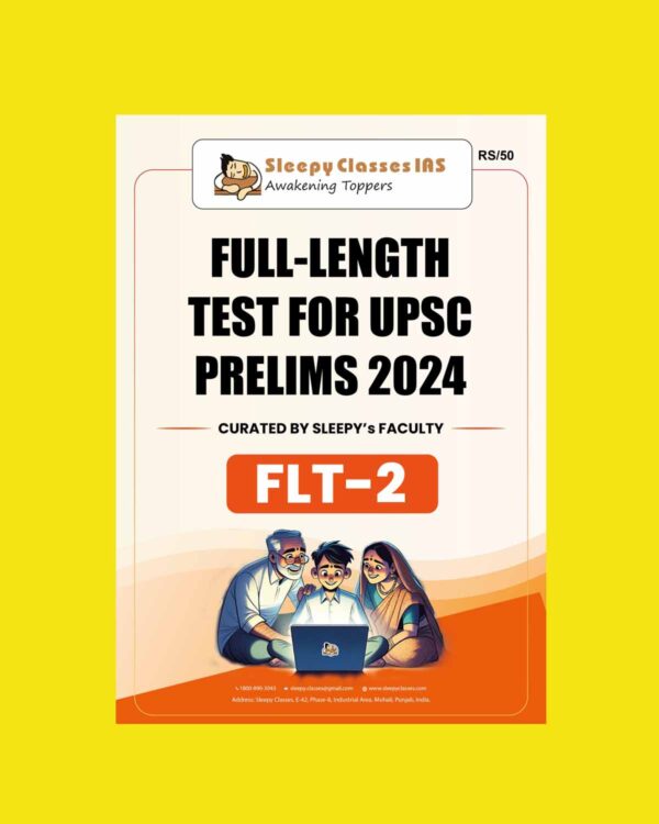SLEEPY CLASES 2024 FULL TEST-2 2024 FINAL {ENGLISH} {BLACK AND WHITE}