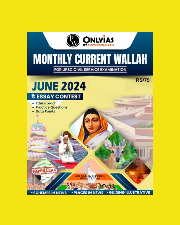 ONLY IAS CURRENT AFFAIRS JUNE 2024 FINAL {ENGLISH} {BLACK AND WHITE}