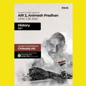 TOPPERS NOTES 2023 ANIMESH PRADHAN AIR-2 MODERN HISTORY2023 FINAL (CIVIL DAILY IAS) {ENGLISH} {BLACK AND WHITE}