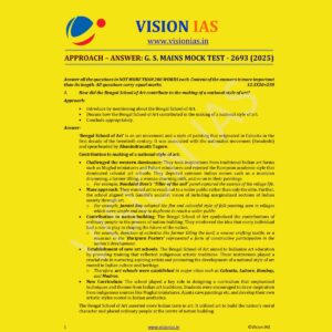 VISION IAS 2025 MODEL ANSWERS TEST-3 2693 MODEL ANSWER 2025 FINAL (ENGLISH) {BLACK AND WHITE}