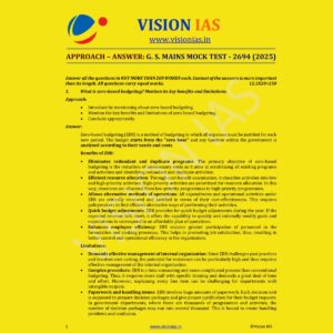 VISION IAS 2025 MODEL ANSWERS TEST-4 2694 MODEL ANSWER 2025 FINAL (ENGLISH) {BLACK AND WHITE}