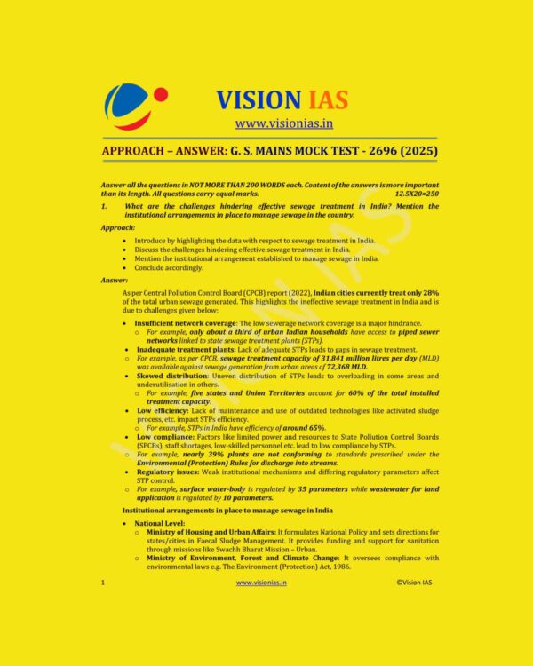 VISION IAS 2025 MODEL ANSWERS TEST-6 2696 MODEL ANSWER 2025 FINAL (ENGLISH) {BLACK AND WHITE}