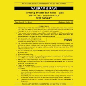 VAJIRAM& RAVI 2025 TEST-1 (V4413) TO TEST-27 (R4437) 2025 FINAL (ENGLISH) {BLACK AND WHITE} GROUPED