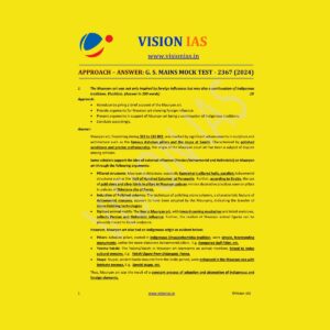 VISION IAS 2024 TEST-27 2024 FINAL(MODEL ANSWERS) (ENGLISH) {BLACK AND WHITE}