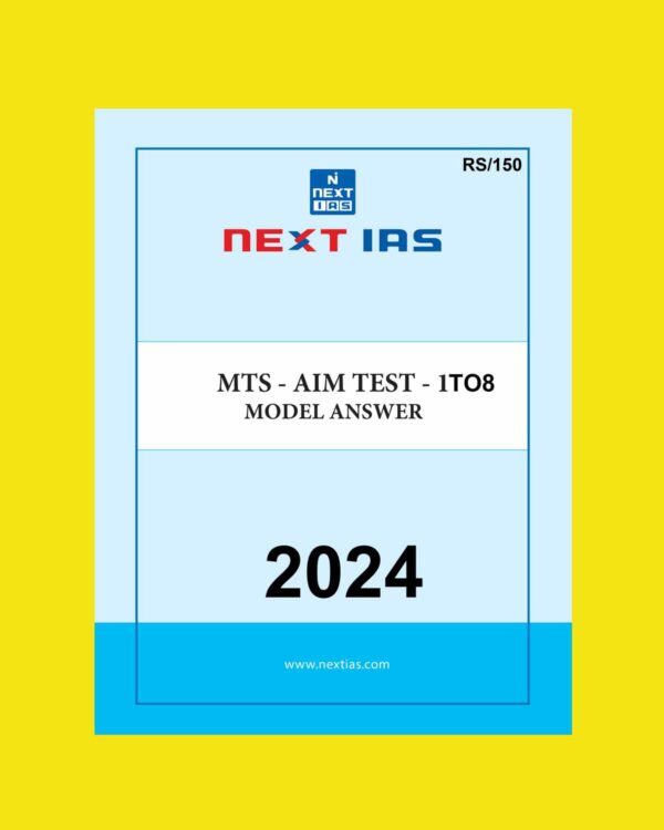 NEXTIAS 2024 MODEL ANSWERS-TEST-1TO8 2024 FINAL (MODEL ANSWER) (ENGLISH){BLACK AND WHITE}