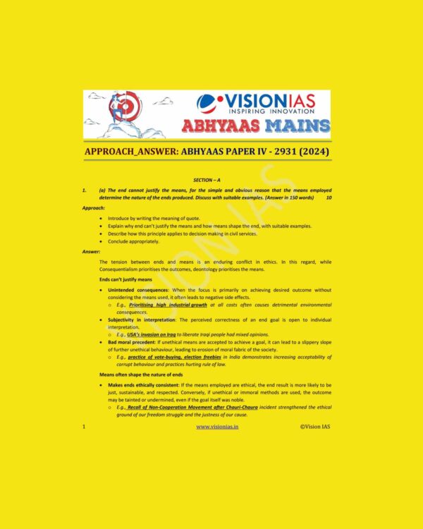 VISION IAS ABHYAAS 2024 MODEL ANSWERS-GS-4 (2931) 2024 FINAL (ENGLISH) {BLACK AND WHITE}
