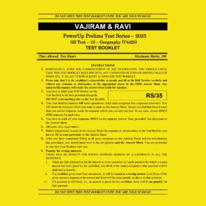 VAJIRAM& RAVI 2025 TEST-10 GEOGRAPHY (V4420)2025 FINAL (ENGLISH) {BLACK AND WHITE}