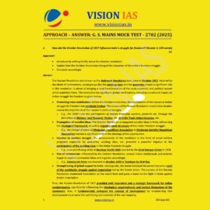 VISION IAS 2025 TEST-12 2702 MODEL ANSWER 2025 FINAL (ENGLISH) {BLACK AND WHITE}
