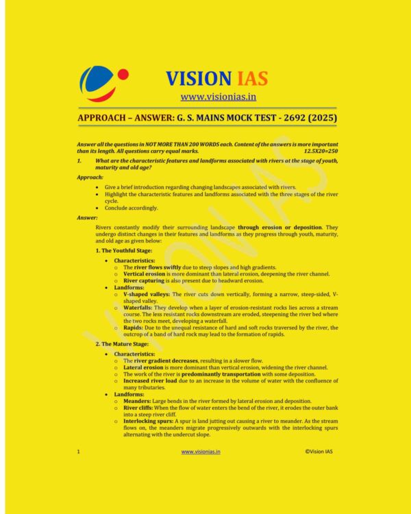 VISIONIAS 2025 TEST-2 2692 MODEL ANSWER 2025 FINAL (ENGLISH) {BLACK AND WHITE}