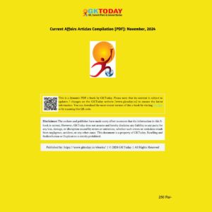 GKTODY CURRENT AFFAIRS NOVEMBER 2024 FINAL (ENGLISH) {BLACK AND WHITE}