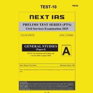 NEXTIAS 2025 TEST-10 2025 FINAL (ENGLISH) {BLACK AND WHITE}