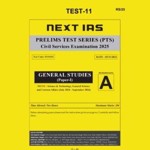 NEXTIAS 2025 TEST-11 2025 FINAL (ENGLISH) {BLACK AND WHITE}