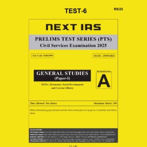 NEXTIAS 2025 TEST-6 2025 FINAL (ENGLISH) {BLACK AND WHITE}
