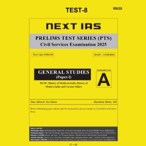 NEXTIAS 2025 TEST-8 2025 FINAL (ENGLISH) {BLACK AND WHITE}