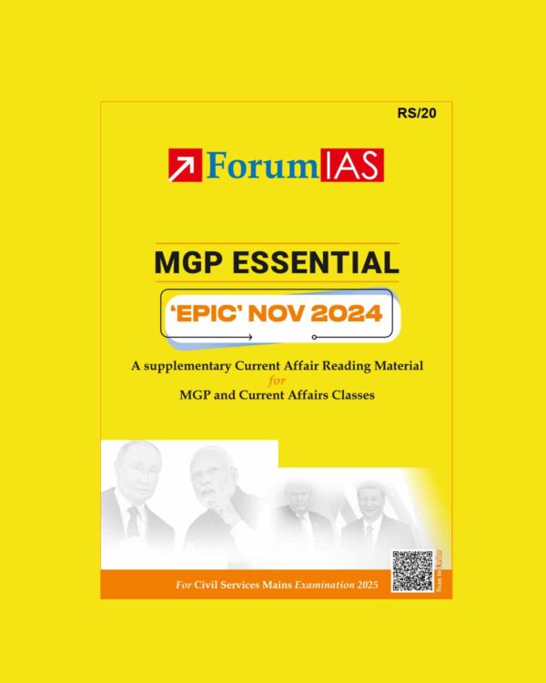 FORUMIAS CURRENT AFFAIRS EPIC NOVEMBER 2024 FINAL (ENGLISH) {BLACK AND WHITE}