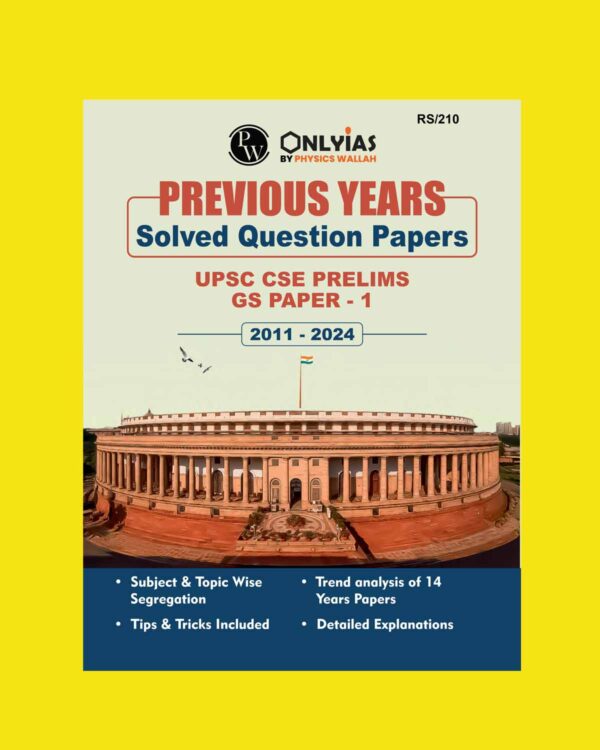 ONLY IAS PRELIMS PYQ SOLVED 2011TO2024 FINAL (ENGLISH) {BLACK AND WHITE}