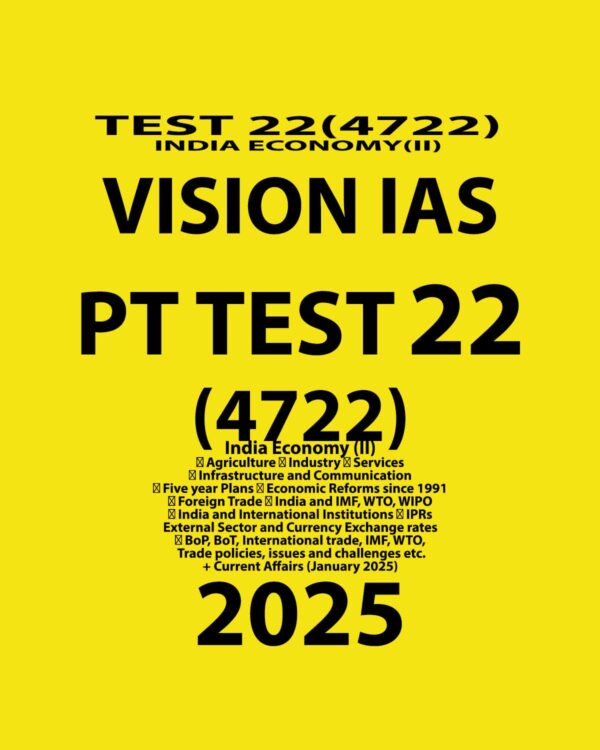 VISIONIAS 2025 PT TEST 22 (4722) FINAL ECONOMY (ENGLISH) {BLACK AND WHITE}
