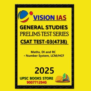 VISIONIAS HINDI 2025 CSAT TEST -3 2025 FINAL (HINDI) {BLACK AND WHITE}