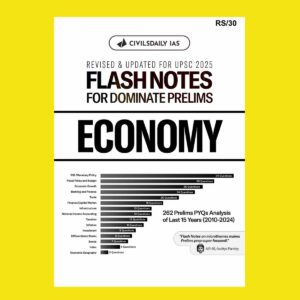 CIVILS DAILY IAS DOMINATE PRELIMS 2025 FLASH NOTES FINAL (ENGLISH) {BLACK AND WHITE} GROUPED