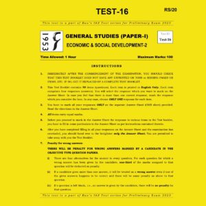 RAU,S IAS 2025 TEST-16 ECONOMIC&SOCIAL DEVELOPMENT-2 2025 FINAL (ENGLISH) {BLACK AND WHITE}