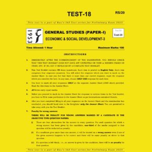 RAU,S IAS 2025 TEST-18 ECONOMIC&SOCIAL DEVELOPMENT-3 2025 FINAL (ENGLISH) {BLACK AND WHITE}