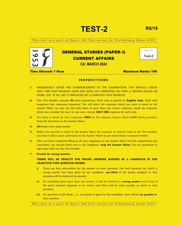 RAU,S IAS 2025 TEST-2 (CA-MARCH2024) 2025 FINAL(ENGLISH) {BLACK AND WHITE}
