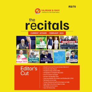 VAJIRAM & RAVI CURRENT AFFAIRS 2025 FEBRUARY 2025 FINAL (ENGLISH) {BLACK AND WHITE}