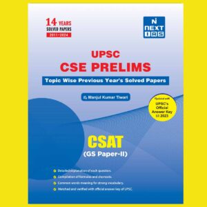 NEXT IAS UPSC CSAT TOPICWISE SOLVED PYQ 2011TO2024 FINAL (ENGLISH) {BLACK AND WHITE}