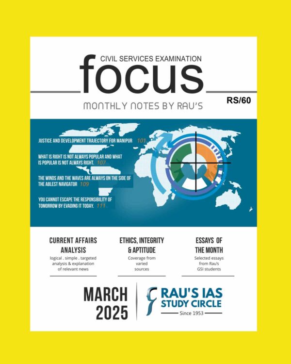 RAU,S IAS CURRENT AFFAIRS MARCH 2025 FINAL (ENGLISH) {BLACK AND WHITE}
