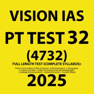 VISIONIAS 2025 PT TEST 32 (4732) FINAL FULL TEST (ENGLISH) {BLACK AND WHITE}