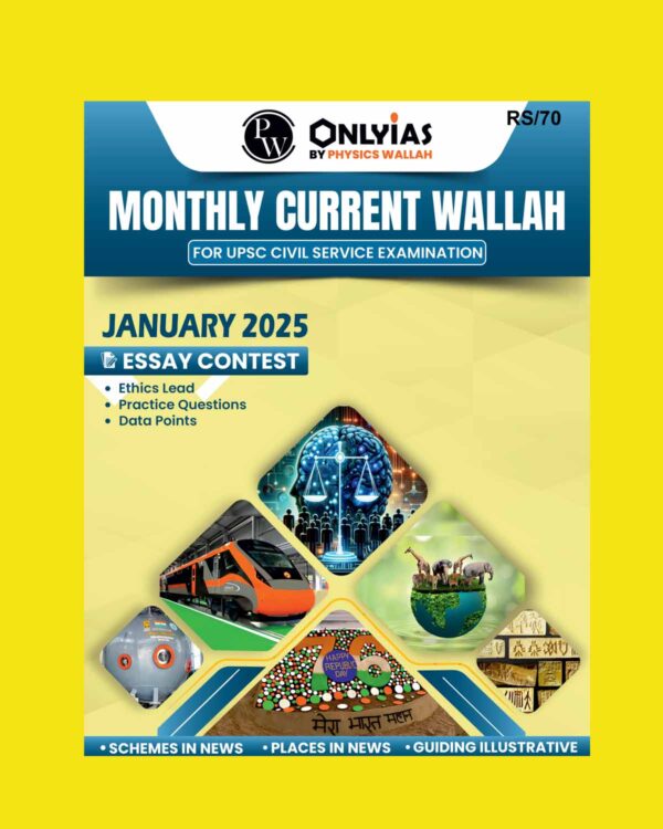 ONLY IAS CURRENT AFFAIRS JANUARY 2025 FINAL (ENGLISH) {BLACK AND WHITE}