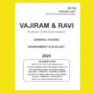 VAJIRAM AND RAVI 2025 ENVIRONMENT & ECOLOGY PRINTED FINAL (ENGLISH) {BLACK AND WHITE}