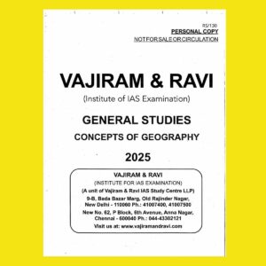 VAJIRAM AND RAVI 2025 PRINTED CONCEPTS OF GEOGRAPHY FINAL (ENGLISH) {BLACK AND WHITE}