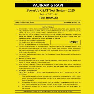 VAJIRAM & RAVI 2025 CSAT TEST-1 2025 FINAL (ENGLISH) {BLACK AND WHITE}
