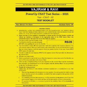 VAJIRAM & RAVI 2025 CSAT TEST-2 2025 FINAL (ENGLISH) {BLACK AND WHITE}