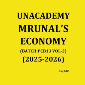 MRUNAL ECONOMY 2025 PCB13 VOL-2 2025-2026 FINAL (ENGLISH) {BLACK AND WHITE}