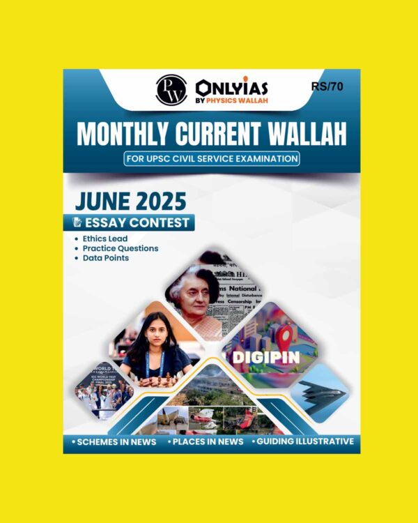 ONLYIAS CURRENT AFFAIRS 2025 JUNE 2025 FINAL (ENGLISH) {BLACK AND WHITE}