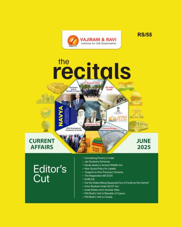 VAJIRAM& RAVI CURRENT AFFAIRS 2025 JUNE 2025 FINAL (ENGLISH) {BLACK AND WHITE}
