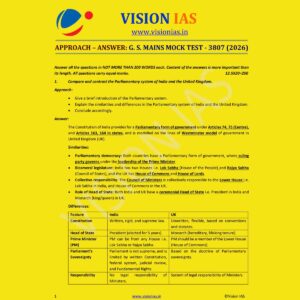 VISION IAS 2026 MODEL ANSWERS TEST-1 (3807) MODEL ANSWER 2026 FINAL (ENGLISH) {BLACK AND WHITE}
