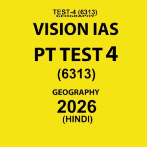 VISIONIAS HINDI PT 2026 TEST 4(6313) FINAL HINDI {BLACK AND WHITE}