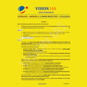 VISION IAS 2025 TEST-30 2720 MODEL ANSWER 2025 FINAL (ENGLISH) {BLACK AND WHITE}