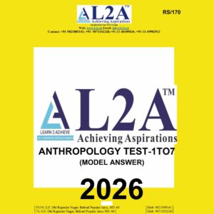 ANTHROPOLOGY L2A 2026 MODEL ANSWERS TEST-1TO7 2026 FINAL MODEL ANSWER (ENGLISH) {BLACK AND WHITE}