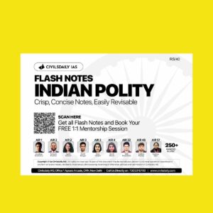CIVIL DAILY IAS FLASH NOTES 2026 POLITY 2026 FINAL (ENGLISH) {BLACK AND WHITE}