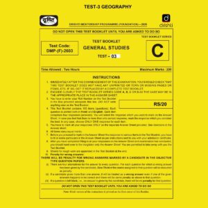 DRISHTI IAS 2026 TEST 3 ENG (2026) FINAL (GEOGRAPHY) (ENGLISH) {BLACK AND WHITE}